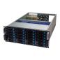 Preview: FANTEC SRC-4240X07-12G, 24x 4HE 19"-Storagegehäuse ohne Netzteil, 680mm tief