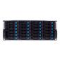 Preview: FANTEC SRC-4240X07-12G, 24x 4HE 19"-Storagegehäuse ohne Netzteil, 680mm tief