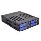 Preview: FANTEC MR-SA1041, SAS + SATA I,II & III Backplane für 4x 2,5" HDD, schwarz