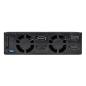 Preview: FANTEC MR-SA1041, SAS + SATA I,II & III Backplane für 4x 2,5" HDD, schwarz