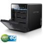 Preview: FANTEC QB-35US3-6G, 4x 3.5" HDD Gehäuse, USB 3.2, schwarz