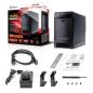 Preview: FANTEC QB-X2US3R, HDD-RAID-Gehäuse mit USB 3.2 für zwei SATA-Festplatten