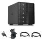 Preview: FANTEC MB-X5U31H Storagegehäuse 5x 3,5"/2,5" HDD/SSD USB 3.2
