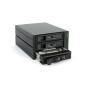 Preview: FANTEC BP-T2131, SAS & SATA Backplane für 3x 3,5"/2,5" HDD/SSD, schwarz