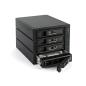 Preview: FANTEC BP-T3141, SAS & SATA Backplane für 4x 3,5"/2,5" HDD/SSD, schwarz