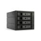Preview: FANTEC BP-T3141, SAS & SATA Backplane für 4x 3,5"/2,5" HDD/SSD, schwarz