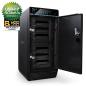 Preview: FANTEC QB-X8US3R HDD-Gehäuse 8x 3,5" SATA, mit USB3.2, eSATA, RAID, schwarz