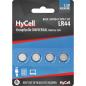 Preview: Ansmann 1516-0024 Batterie Alkaline Knopfzelle LR44 HyCell, 4er-Pack