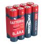 Preview: ANSMANN 5015360 RED Alkaline-Batterie, Micro (AAA), LR03, 8er Pack