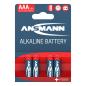 Preview: ANSMANN 5015553 RED Alkaline-Batterie, Micro (AAA), LR03, 4er Pack