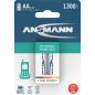 Preview: ANSMANN 5030802 NiMH-Akku Mignon AA, Phone DECT, 1300mAh, 2er-Pack