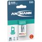 Preview: ANSMANN 5035523 NiMH-Akku Micro AAA, Phone DECT, HR03 1.2V, 2er-Pack