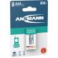 Preview: ANSMANN 5035332 NiMH-Akku Micro AAA, Phone DECT, 800mAh, 2er-Pack