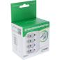 Preview: InLine® Steckdosenadapter, Schutzkontakt Stecker an 4x Eurobuchse, weiß