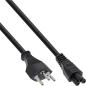 Preview: 35er B-Pack InLine® Netzkabel für Notebook, Schweiz, 3pol Kupplung, 2m