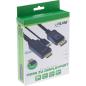 Preview: InLine® HDMI zu DisplayPort Konverter Kabel, 4K/60Hz, schwarz, 1,5m