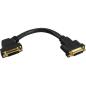 Preview: InLine® DVI-I Adapterkabel, 24+5 Buchse/Buchse, zum Einbau, vergoldete Kontakte