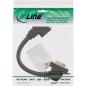 Preview: InLine® DVI-I Adapterkabel, 24+5 Buchse/Buchse, zum Einbau, vergoldete Kontakte