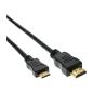 Preview: InLine® High Speed HDMI® Mini Kabel, Stecker A auf C, verg. Kont., schwarz