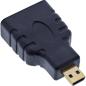 Preview: InLine® HDMI Adapter, HDMI A Buchse auf Micro HDMI D Stecker, 4K/60Hz