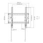 Preview: InLine® TV-Wandhalterung, neigbar, extra stabil, 32–70 Zoll, bis 70 kg