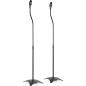 Preview: InLine® Lautsprecherständer Teleskop 68-110cm, 2 Stück, schwarz