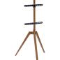 Preview: InLine® woodstand TV-Standfuß, Dreibein, für LED-TV 45"-65" (114-165cm)