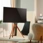 Preview: InLine® woodstand TV-Standfuß, Dreibein, für LED-TV 45"-65" (114-165cm)