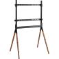 Preview: InLine® woodstand Studio TV-Standfuß, für Display 49"-70" (124-178cm), max. 40kg