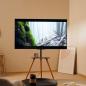 Preview: InLine® woodstand II, TV-Standfuß mit Ablage, Dreibein, 43"-65" (110-165cm)