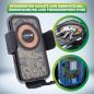 Preview: InLine® KFZ Smartphone Halterung, ONE TOUCH QI 2, universal, Wireless Charger