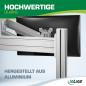 Preview: InLine® Slatwall Monitorhalterung lang, weiß