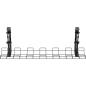 Preview: InLine® Kabelführungs-Gitter 60cm für Tischmontage mit Schraubklemmen, schwarz