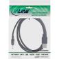 Preview: InLine® USB DC Stromadapterkabel, USB A Stecker zu DC 5,5x2,50mm Hohlstecker, sc