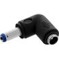 Preview: InLine® DC Adapter, 5,5x2,1mm DC Hohlstecker Stecker / Buchse gewinkelt