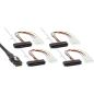 Preview: InLine® SAS Anschlusskabel, Mini-SAS SFF-8087 an 4x SAS + Strom, 0,75m