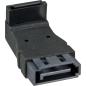 Preview: InLine® SATA Adapter Stecker / Buchse, gewinkelt nach oben