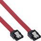 Preview: InLine® SATA Anschlusskabel, mit Sicherheitslasche, 0,7m