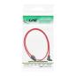 Preview: InLine® SATA Anschlusskabel abgewinkelt, mit Sicherheitslasche, 0,3m