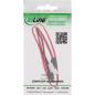 Preview: InLine® Slimline SATA Kabel, Slimline SATA ST 13pol. (7+6) zu SATA + Strom, 0,4m