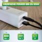 Preview: InLine® USB Netzteil, GaN Ladegerät, 2x USB-C, 1x USB-A, mit Schutzkontaktbuchse