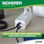Preview: InLine® USB Netzteil, GaN Ladegerät, 2x USB-C, 1x USB-A, mit Schutzkontaktbuchse