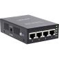 Preview: InLine® PoE+ 10Gigabit Injektor Hub 4 Port (4x PoE+), 10Gb/s, Metall, lüfterlos