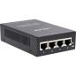 Preview: InLine® PoE+ 10Gigabit Injektor Hub 4 Port (4x PoE+), 10Gb/s, Metall, lüfterlos