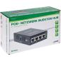 Preview: InLine® PoE+ 10Gigabit Injektor Hub 4 Port (4x PoE+), 10Gb/s, Metall, lüfterlos