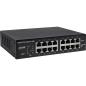 Preview: InLine® PoE+ Gigabit Netzwerk Injektor Hub 8 Port (8x PoE+), 1Gb/s, 19" 1HE