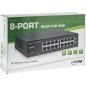 Preview: InLine® PoE+ Gigabit Netzwerk Injektor Hub 8 Port (8x PoE+), 1Gb/s, 19" 1HE