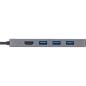 Preview: InLine® USB 3.2 USB-C Multi Hub (3x USB-A + USB-C), Cardreader, HDMI, OTG
