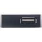 Preview: InLine® USB 2.0 Hub, 4 Port, schwarz, mit USB DC Kabel, Kabel 30cm