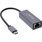 Preview: InLine® USB 3.2 Netzwerkadapter Kabel, USB-C zu RJ45 Gigabit Netzwerk